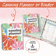 Load image into Gallery viewer, Colorful Canning Planner