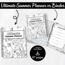 Load image into Gallery viewer, Ultimate Summer Planner - Black and White
