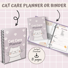 Load image into Gallery viewer, Cat Care Planner