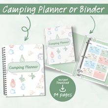 Load image into Gallery viewer, Camping Planner - Pastel