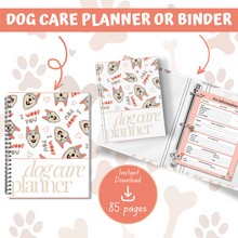 Load image into Gallery viewer, Dog Care Planner - Orange