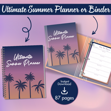 Load image into Gallery viewer, Ultimate Summer Planner - Purple