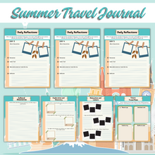 Load image into Gallery viewer, Summer Travel Journal for Kids and Teens