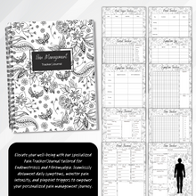 Load image into Gallery viewer, Pain Management Tracker and Journal - Black and White