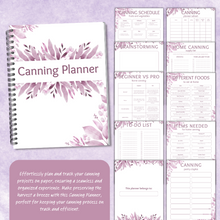Load image into Gallery viewer, Purple Canning Planner
