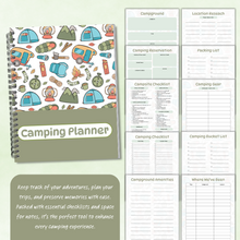 Load image into Gallery viewer, Camping Planner - Green