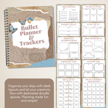 Load image into Gallery viewer, Blue Bullet Planner And Trackers