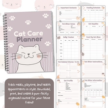 Load image into Gallery viewer, Cat Care Planner
