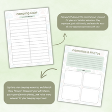 Load image into Gallery viewer, Camping Planner - Green