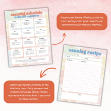 Load image into Gallery viewer, Colorful Canning Planner