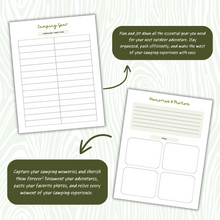 Load image into Gallery viewer, Camping Planner - Colorful