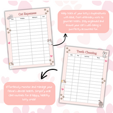 Load image into Gallery viewer, Cat Care Planner - Pink