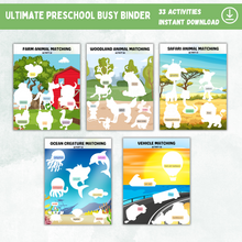Load image into Gallery viewer, Ultimate Preschool Kids Busy Binder