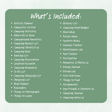 Load image into Gallery viewer, Camping Planner - Pastel