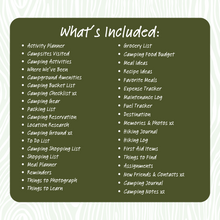 Load image into Gallery viewer, Camping Planner - Colorful