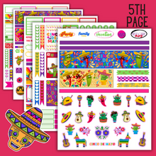 Load image into Gallery viewer, Cinco de Mayo Planner Stickers