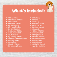 Load image into Gallery viewer, Dog Care Planner - Orange