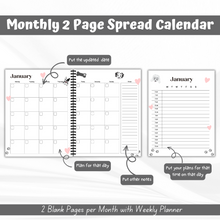 Load image into Gallery viewer, Dog Care Planner - Black and White