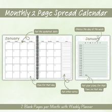 Load image into Gallery viewer, Camping Planner - Green