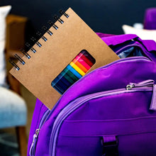Load image into Gallery viewer, The Inspired Imagination Personalized Art Sketch Pad With Colored Pencil Set