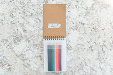 Load image into Gallery viewer, The Artistic Adventures Personalized Sketch Pad With Colored Pencil Set