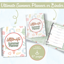 Load image into Gallery viewer, Colorful Ultimate Summer Planner
