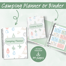 Load image into Gallery viewer, Camping Planner - Pastel
