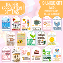 Load image into Gallery viewer, Teacher Appreciation Gift Tags
