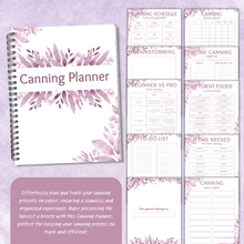 Load image into Gallery viewer, Purple Canning Planner
