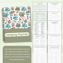 Load image into Gallery viewer, Camping Planner - Green
