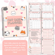 Load image into Gallery viewer, Cat Care Planner - Pink
