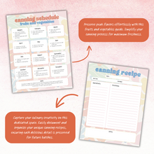 Load image into Gallery viewer, Colorful Canning Planner
