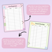 Load image into Gallery viewer, Pastel Cat Care Planner
