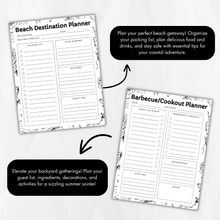 Load image into Gallery viewer, Ultimate Summer Planner - Black and White
