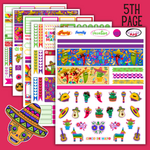 Load image into Gallery viewer, Cinco de Mayo Planner Stickers
