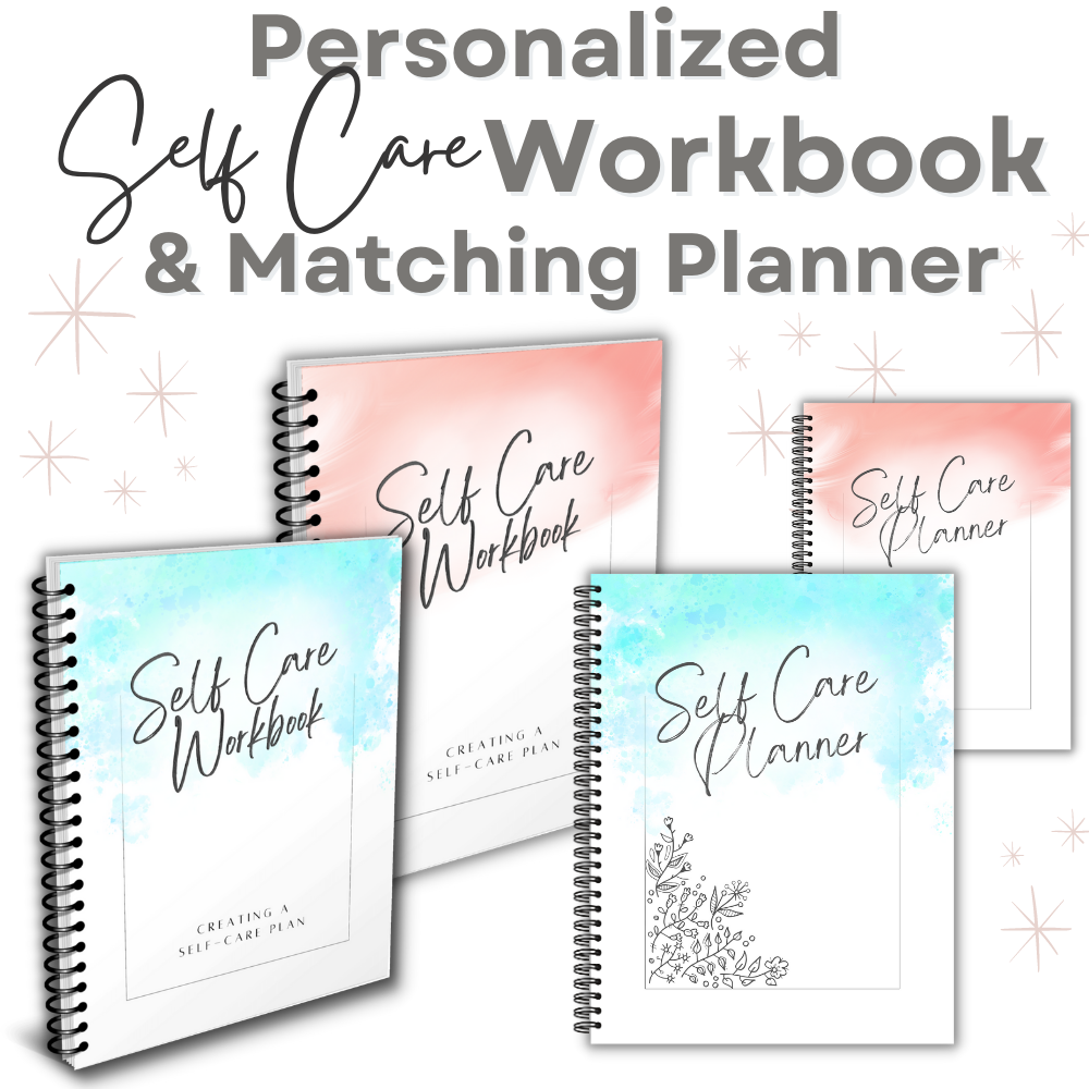 SALE PRICE $7 - Self Care Workbooks and Planners